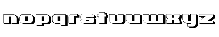 Omsk 3D Regular Font LOWERCASE