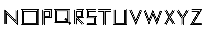 ombak inten Regular Font UPPERCASE