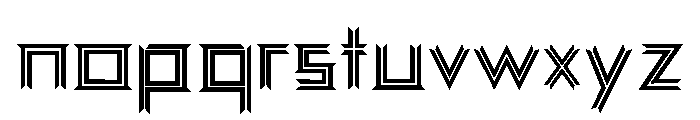 ombak inten Regular Font LOWERCASE
