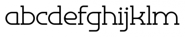 Omni Serif Light Font LOWERCASE