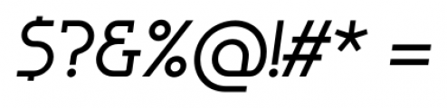 Omni Serif Medium Slanted Font OTHER CHARS