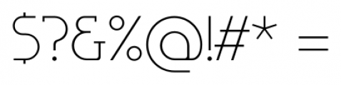 Omni Serif Thin Font OTHER CHARS