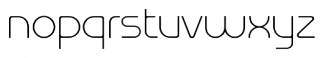 Omni Thin Font LOWERCASE