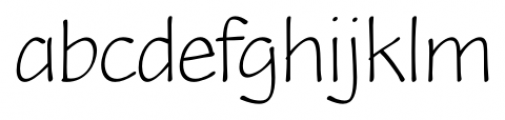 Omniscript Light Font LOWERCASE