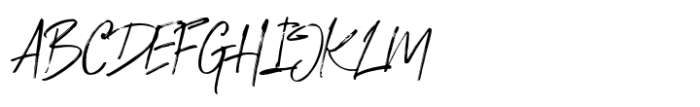 Omaha Beach Signature Font UPPERCASE