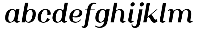 Oman Display Bold Italic Font LOWERCASE