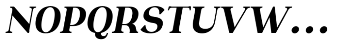 Oman Display Serif Black Italic Font UPPERCASE