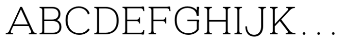 Oman Half Serif Light Font UPPERCASE