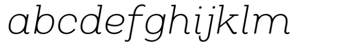 Oman Half Slab Light Italic FONT