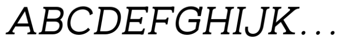 Oman Serif Regular Italic Font UPPERCASE