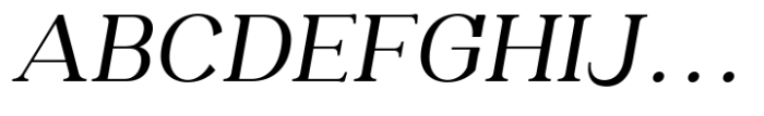 Oman Serif Variable Italic Font UPPERCASE