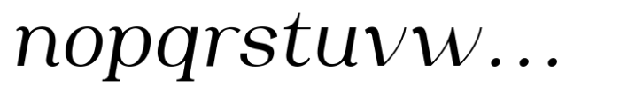 Oman Serif Variable Italic Font LOWERCASE