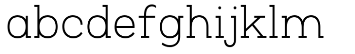 Oman Slab Light Font LOWERCASE