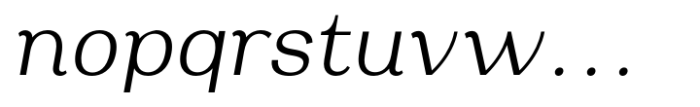 Oman Text Regular Italic Font LOWERCASE