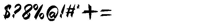 Omber Font OTHER CHARS