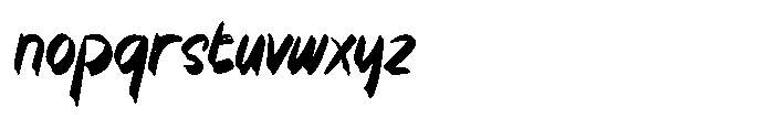 Omber Font LOWERCASE