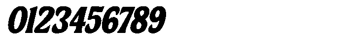Ombre Nouveau Bold Italic Font OTHER CHARS