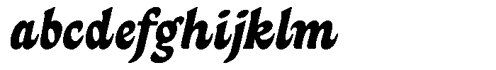 Ombre Nouveau Bold Italic FONT