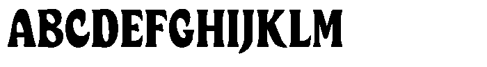 Ombre Nouveau Bold Font UPPERCASE