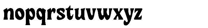 Ombre Nouveau Bold Font LOWERCASE