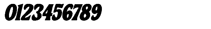 Ombre Nouveau Extra Bold Italic Font OTHER CHARS