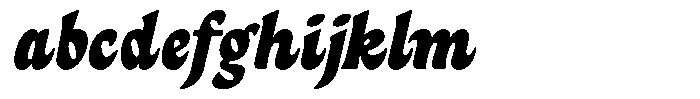 Ombre Nouveau Extra Bold Italic FONT