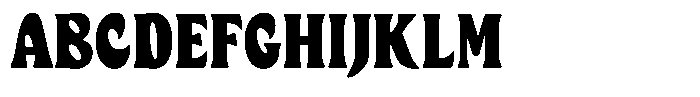 Ombre Nouveau Extra Bold Font UPPERCASE