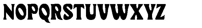 Ombre Nouveau Extra Bold Font UPPERCASE