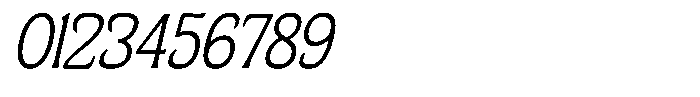 Ombre Nouveau Extra Light Italic Font OTHER CHARS