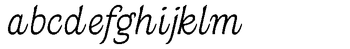 Ombre Nouveau Extra Light Italic FONT
