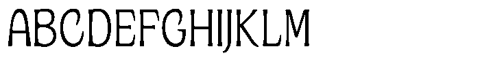 Ombre Nouveau Extra Light Font UPPERCASE