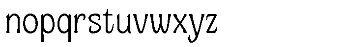 Ombre Nouveau Extra Light Font LOWERCASE