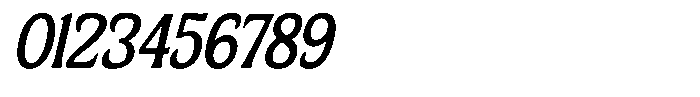 Ombre Nouveau Italic Font OTHER CHARS