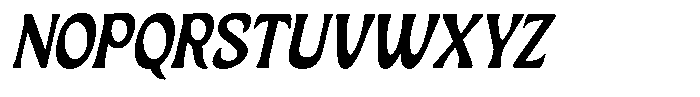 Ombre Nouveau Medium Italic Font UPPERCASE