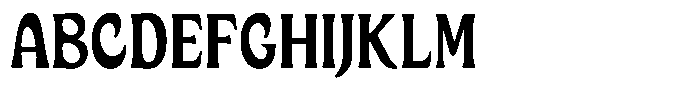 Ombre Nouveau Medium Font UPPERCASE