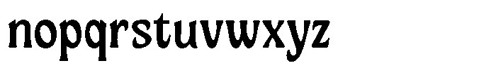 Ombre Nouveau Medium Font LOWERCASE