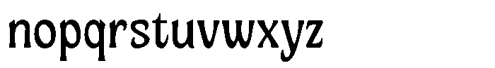 Ombre Nouveau Regular Font LOWERCASE