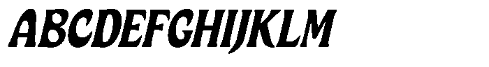 Ombre Nouveau Semi Bold Italic Font UPPERCASE