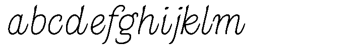 Ombre Nouveau Thin Italic FONT