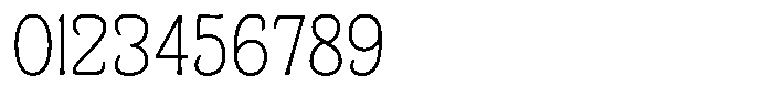 Ombre Nouveau Thin Font OTHER CHARS