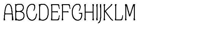 Ombre Nouveau Thin Font UPPERCASE