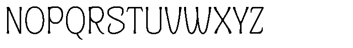 Ombre Nouveau Thin Font UPPERCASE