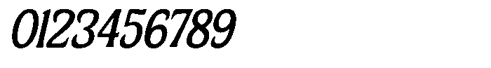 Ombre Nouveau Variable Thin Italic Font OTHER CHARS