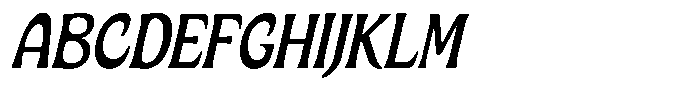 Ombre Nouveau Variable Thin Italic Font UPPERCASE