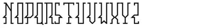 Omega Font LOWERCASE
