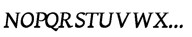 Omnella Bold Italic Font UPPERCASE