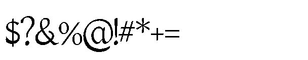 Omnella Regular Font OTHER CHARS
