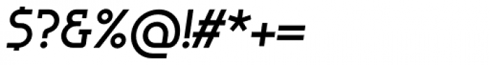 Omni Serif Bold Slanted Font OTHER CHARS