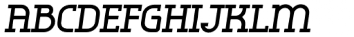 Omni Serif Bold Slanted Font UPPERCASE