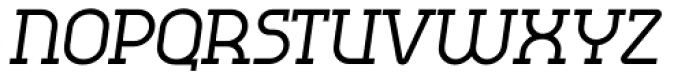 Omni Serif Medium Slanted Font UPPERCASE